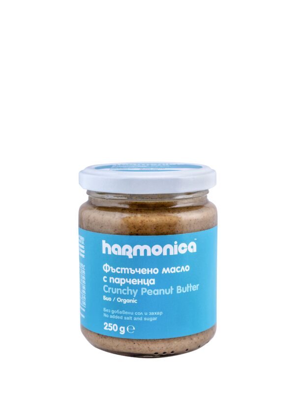 Фъстъчено масло с парченца Хармоника