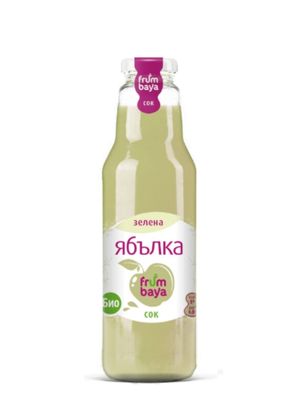 Био сок от зелена ябълка FrumBaya 750 мл